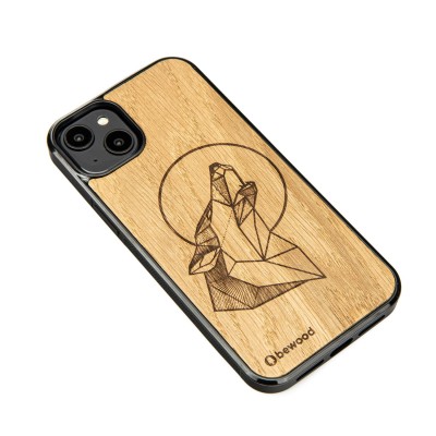 Apple iPhone 14 Plus Wolf Oak Bewood Wood Case