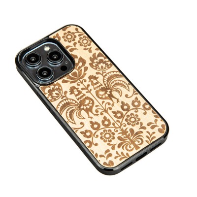 Apple iPhone 14 Pro Polski Folk Anigre Bewood Wood Case