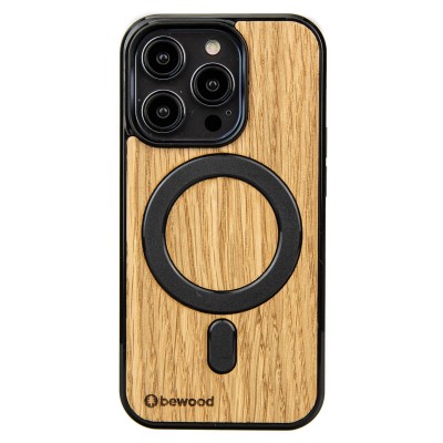 Drewniane Etui Bewood na iPhone 14 Pro Dąb MagSafe