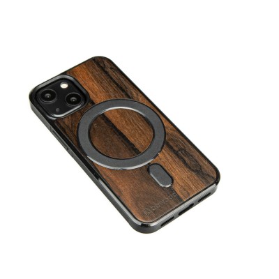 Drewniane Etui Bewood na iPhone 13 Mini Ziricote MagSafe