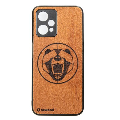 Realme 9 Pro Plus Bear Merbau Bewood Wood Case