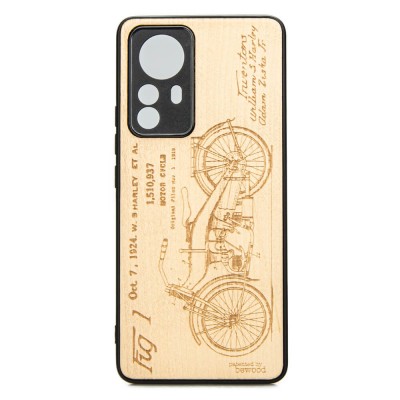 Xiaomi 12T Harley Patent Anigre Bewood Wood Case