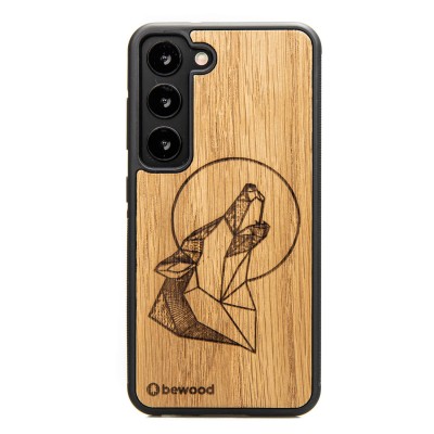 Samsung Galaxy S23 Wolf Oak Bewood Wood Case