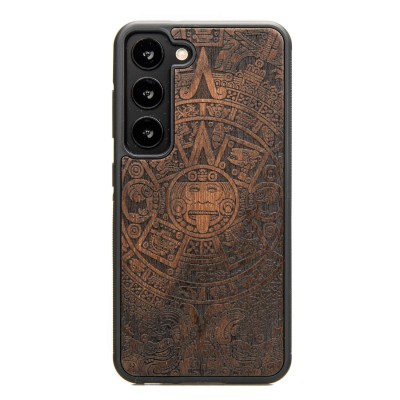 Samsung Galaxy S23 Aztec Calendar Ziricote Bewood Wood Case