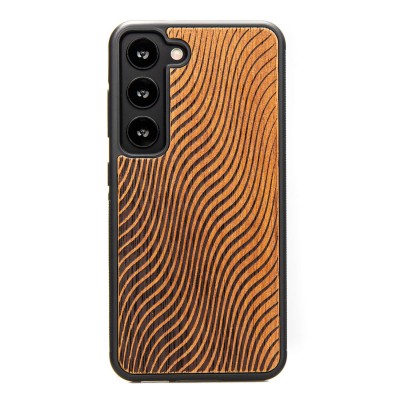 Samsung Galaxy S23 Waves Merbau Bewood Wood Case