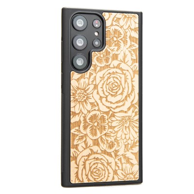 Samsung Galaxy S23 Ultra Roses Anigre Bewood Wood Case