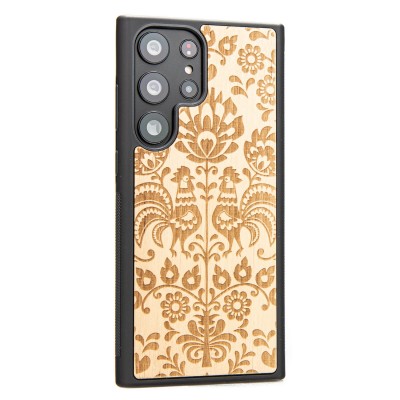 Samsung Galaxy S23 Ultra Polski Folk Anigre Bewood Wood Case