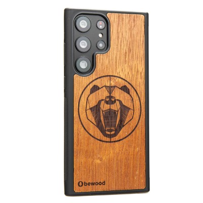 Samsung Galaxy S23 Ultra Bear Merbau Bewood Wood Case