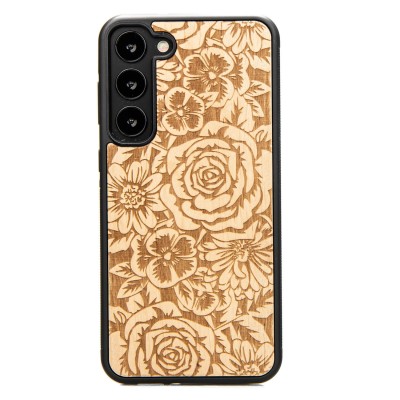 Samsung Galaxy S23 Plus Roses Anigre Bewood Wood Case