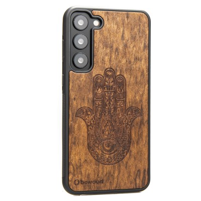 Samsung Galaxy S23 Plus Hamsa Imbuia Bewood Wood Case