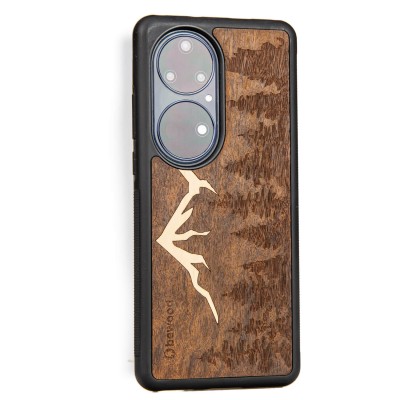 Huawei P50 Pro Mountains Imbuia Bewood Wood Case