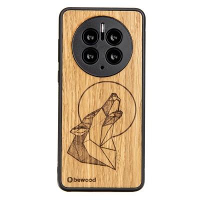 Huawei Mate 50 Pro Wolf Oak Bewood Wood Case