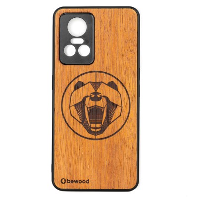Realme GT Neo 3 Bear Merbau Bewood Wood Case