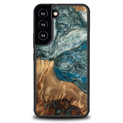 Bewood Resin Case  Samsung Galaxy S22  Planets  Earth