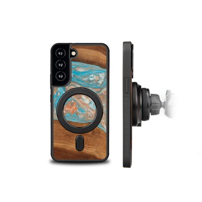 Bewood Resin Case  Samsung Galaxy S22  Planets  Saturn