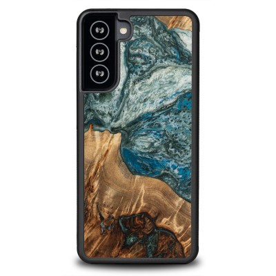 Bewood Resin Case  Samsung Galaxy S21 FE  Planets  Earth
