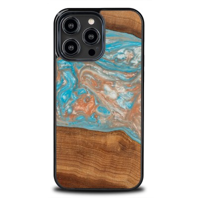 Bewood Resin Case  iPhone 14 Pro Max  Planets  Saturn