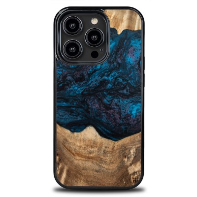 Bewood Resin Case  iPhone 14 Pro  Planets  Neptune