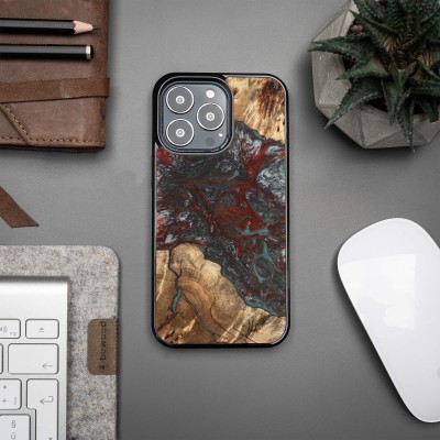 Bewood Resin Case  iPhone 13 Pro  Planets  Pluto