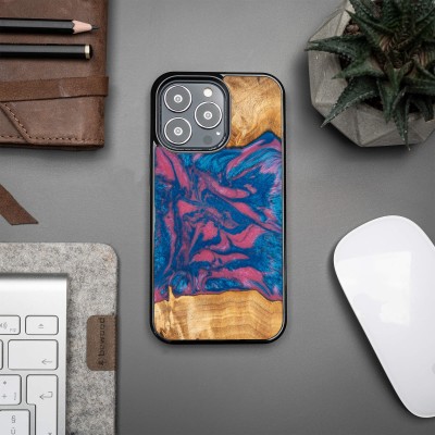 Bewood Resin Case  iPhone 13 Pro  Neons  Vegas