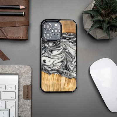 Bewood Resin Case  iPhone 13 Pro  4 Elements  Earth