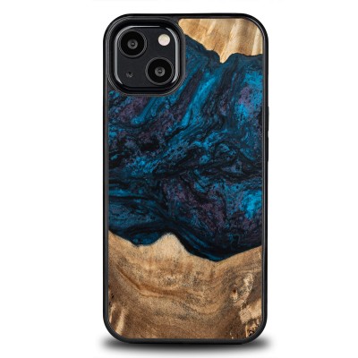 Bewood Resin Case  iPhone 13  Planets  Neptune
