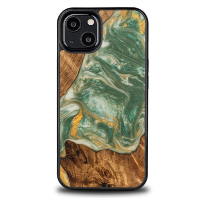 Bewood Resin Case  iPhone 13  4 Elements  Water