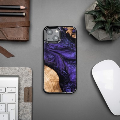 Bewood Resin Case  iPhone 13 Mini  Violet