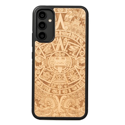 Samsung Galaxy A34 5G Aztec Calendar Anigre Bewood Wood Case