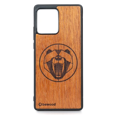 Motorola Edge 30 Ultra Bear Merbau Bewood Wood Case
