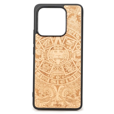 Xiaomi 13 Pro Aztec Calendar Anigre Bewood Wood Case