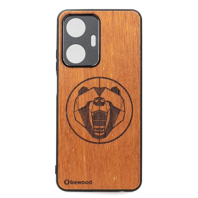 Realme C55 Bear Merbau Bewood Wood Case