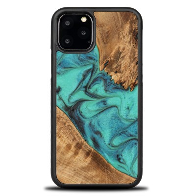 Bewood Resin Case  iPhone 11 Pro  Turquoise