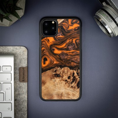 Bewood Resin Case  iPhone 11 Pro Max  Orange
