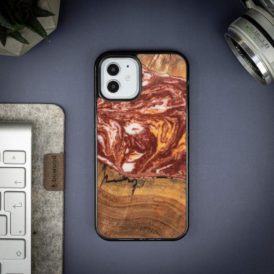 Bewood Resin Case  iPhone 12 / 12 Pro  Planets  Mars