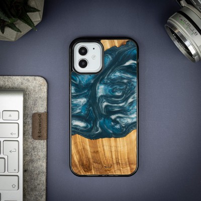 Bewood Resin Case  iPhone 12 / 12 Pro  4 Elements  Air