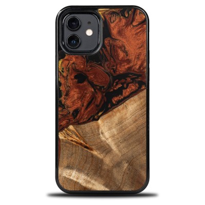 Bewood Resin Case  iPhone 12 / 12 Pro  4 Elements  Fire