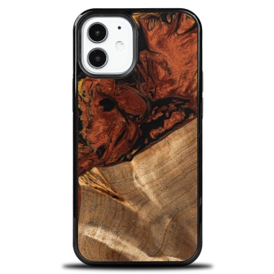 Bewood Resin Case  iPhone 12 Mini  4 Elements  Fire