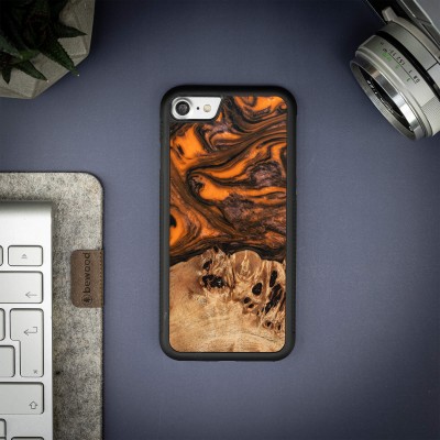 Bewood Resin Case  iPhone 7 / 8 / SE 2020 / SE 2022  Orange
