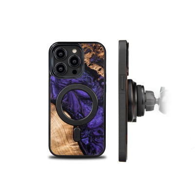 Bewood Resin Case  iPhone 14 Pro  Violet  MagSafe