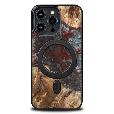 Bewood Resin Case  iPhone 14 Pro Max  Planets  Pluto  MagSafe