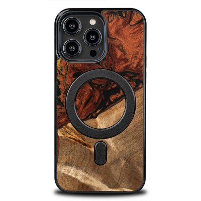 Bewood Resin Case  iPhone 14 Pro Max  4 Elements  Fire  MagSafe