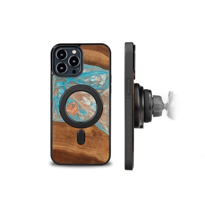 Bewood Resin Case  iPhone 13 Pro Max  Planets  Saturn  MagSafe