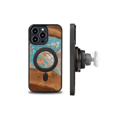 Etui Bewood Unique na iPhone 13 Pro  Planets  Saturn z MagSafe
