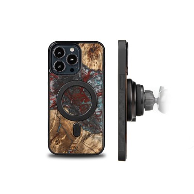 Bewood Resin Case  iPhone 13 Pro  Planets  Pluto  MagSafe