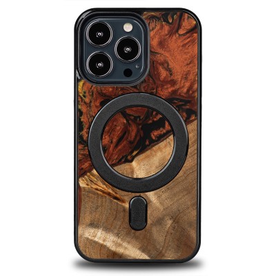 Bewood Resin Case  iPhone 13 Pro  4 Elements  Fire  MagSafe