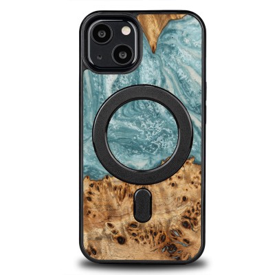 Etui Bewood Unique na iPhone 13  Planets  Uran z MagSafe