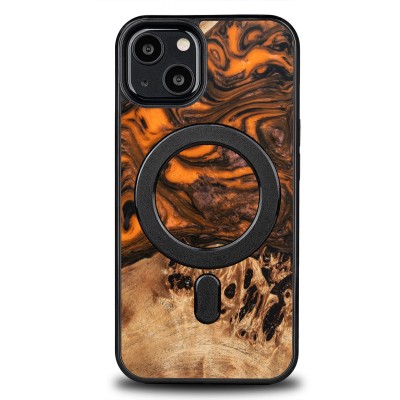 Etui Bewood Unique na iPhone 13  Orange z MagSafe