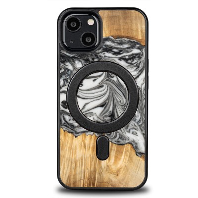 Bewood Resin Case  iPhone 13  4 Elements  Earth  MagSafe