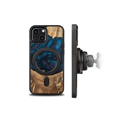Bewood Resin Case  iPhone 13 Mini  Planets  Neptune  MagSafe